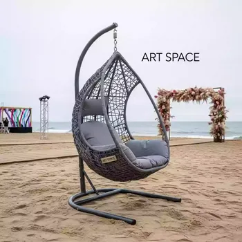 Аренда Кресло подвесное AFM 178C L серый на пляже «Мандарин» — ART SPACE