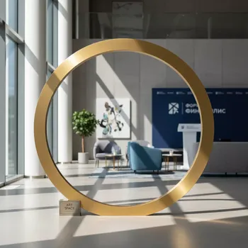 Аренда Арка круглая Gold Ring в Sochi Marriott Krasnaya Polyana — ART SPACE