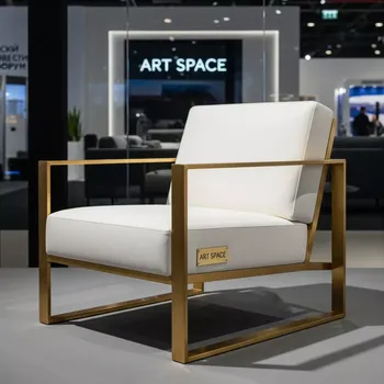 Аренда Кресло Andrian white & gold на Сочи Автодроме — ART SPACE