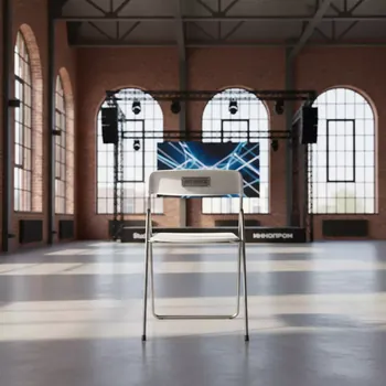 Аренда Стул Gunde белый пластик в лофте «Студия 21» — ART SPACE