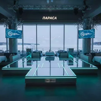Аренда Подиум Layher 2,07х2,57 м в ресторане «Паруса» — ART SPACE