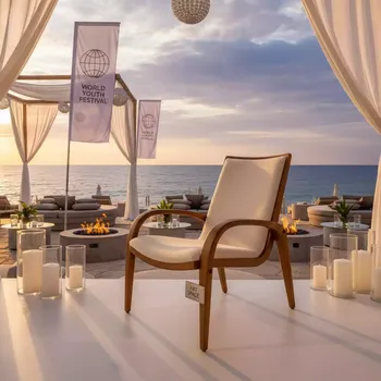 Аренда Кресло mokka Andrian в пляжном клубе Del Mar — ART SPACE