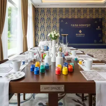 Аренда Мастер класс роспись кружек и фляжек в Rodina Grand Hotel & SPA — ART SPACE