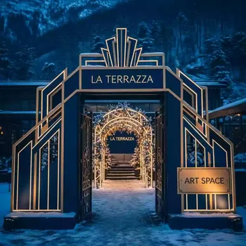 Аренда Леса хомутовые ЛХ 80 УС в ресторане «La Terrazza» — ART SPACE
