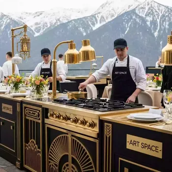 Аренда Мастер класс Полевая кухня в Radisson Hotel Rosa Khutor — ART SPACE