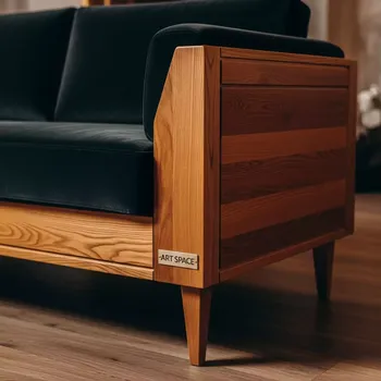 Аренда Диван из массива лиственницы Аристократ в Boutique Hotel PORTUM 1905 — ART SPACE
