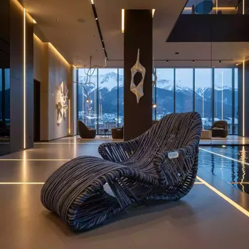 Аренда Кресло с обивкой Basket NA в Rixos Krasnaya Polyana — ART SPACE