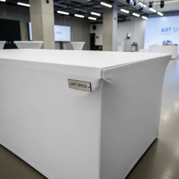 Аренда Скатерть стретч белая 1,8 м в санатории «Заполярье» — ART SPACE
