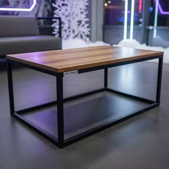 Аренда Журнальный стол Loft 80x60 см коричневый в Imeretinskiy Hotel — ART SPACE
