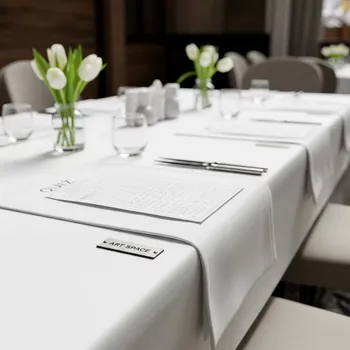 Аренда Скатерть White 150х75 в Rixos Krasnaya Polyana — ART SPACE