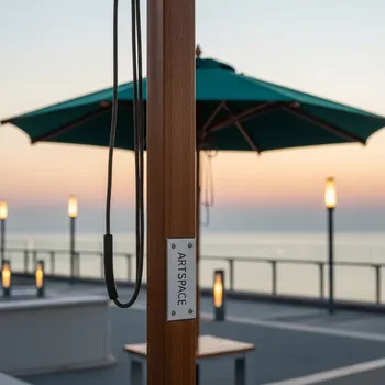 Аренда Зонт профессиональный Ocean Wood на Имеретинской набережной — ART SPACE