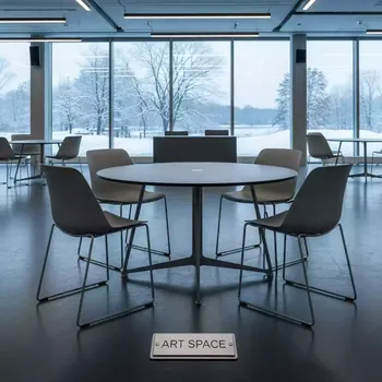 Аренда Комплект DECO 4 с круглым столом серый в санатории «Черноморье» — ART SPACE