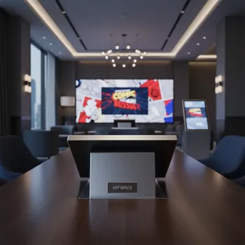 Аренда Монитор выдвижной моторизированный Wize Pro WR 15GF silver в Courtyard by Marriott Sochi — ART SPACE
