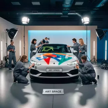 Аренда Мастер класс граффити на автомобиле в ледовой арене «Шайба» — ART SPACE