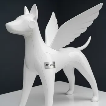 Аренда Статуэтка Angel dog белая в зале «Чайка» (Морпорт) — ART SPACE