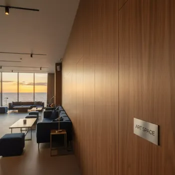 Аренда Стеновые панели шпон в пляжном клубе Del Mar — ART SPACE