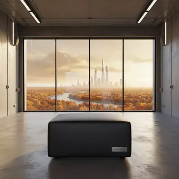 Аренда Пуф черный Luxio в Alpha Sirius — ART SPACE