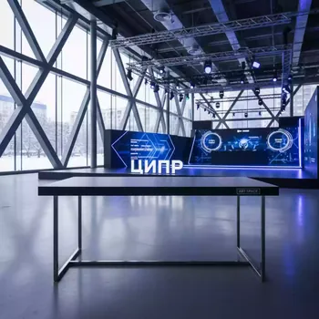 Аренда Стол прямоугольный черный 150х50 см в Delta Sirius — ART SPACE
