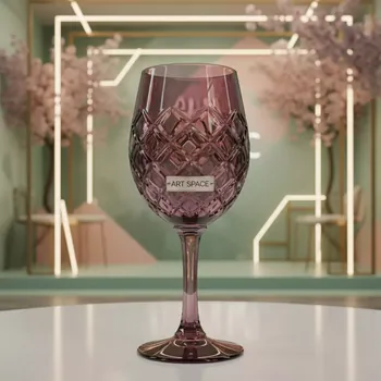 Аренда Бокал для вина Бриллиант фиолетовый 310 мл высота 163 мм в Imeretinskiy Hotel — ART SPACE