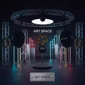 Аренда Фотозона новогодняя Клипмейкер в Red Arena — ART SPACE