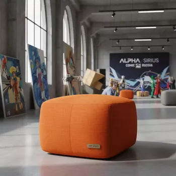 Аренда Пуф Vental orange в Alpha Sirius — ART SPACE
