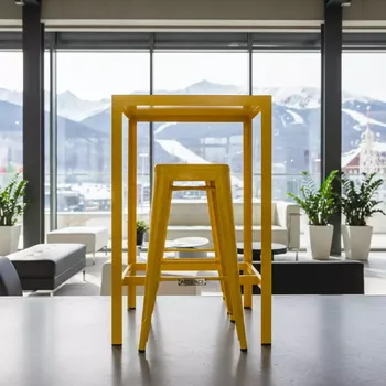 Аренда Стол барный Tolix жёлтый в Rixos Krasnaya Polyana — ART SPACE