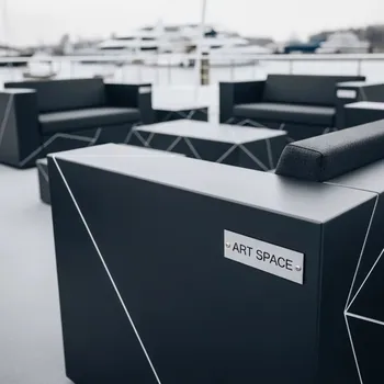 Аренда Лаунж зона Premium Elegante карбон темно серый Сочи — ART SPACE