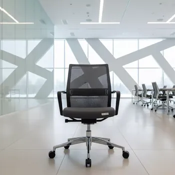 Аренда Кресло College CLG 429 MBN A серое в Delta Sirius — ART SPACE
