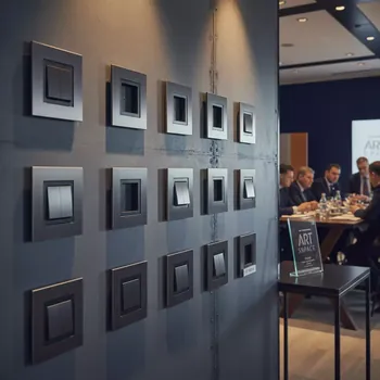 Аренда Рамка Schneider Electric Атлас Дизайн AQUA в Mövenpick Hotel — ART SPACE