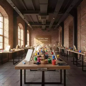 Аренда Мастер класс создание картин из пластилина в ресторане «Voda» — ART SPACE