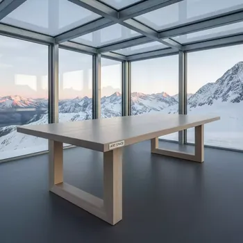 Аренда Стол Лидер бук белый 2000х900 на площадке Rosa Peak (2320м) — ART SPACE