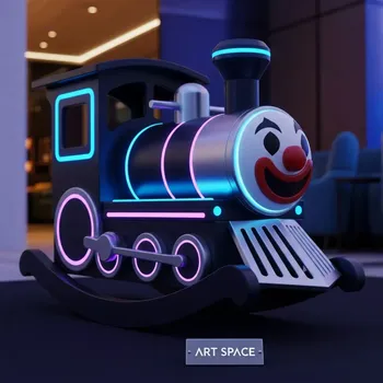 Аренда Качалка паровоз клоун в Гранд Отель Поляна — ART SPACE