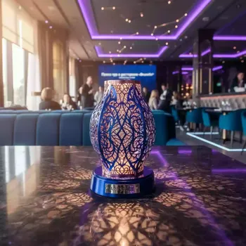 Аренда Подсвечник фонарь Кружевные узоры малый в ресторане «Brunello» — ART SPACE