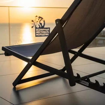 Аренда Кресло шезлонг складное Fiesta Soft металлическое в Karat Resort — ART SPACE