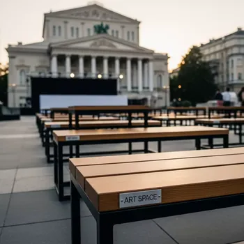 Аренда Столы и лавки скамьи в Зимнем театре — ART SPACE