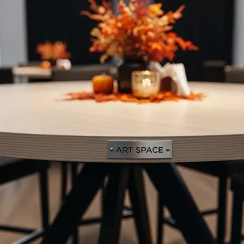 Аренда Стол Лидер 9 D 80 см орех белый в Mercure Сочи Центр — ART SPACE