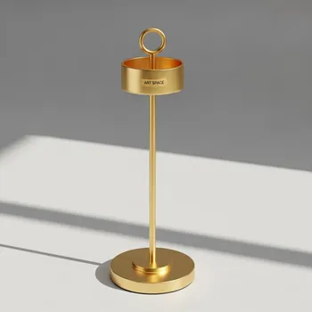 Аренда Стойка золотая под ведро для льда в ресторане «D.O.M» — ART SPACE