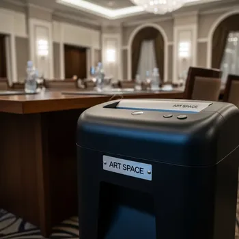 Аренда Шредер Rexel Secure X8 SL Whisper Shred 4х40 мм в банкетном зале «Дельфин» — ART SPACE