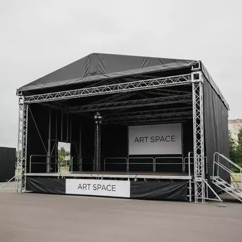 Аренда Сцены Layher с крышей 10х8 м в отеле «Звездный» — ART SPACE