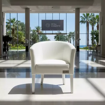 Аренда Стул Marco белый из экокожи в Radisson Collection Paradise — ART SPACE