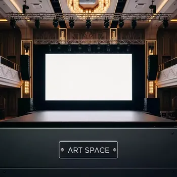 Аренда Экран для проектора с электроприводом Lumien Master Large Control LMLC 100103 4 3 620x470 в VK Stadium Sirius — ART SPACE