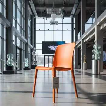 Аренда Стул пластиковый RoyalFamily Kai оранжевый в Cosmos Sochi Hotel — ART SPACE