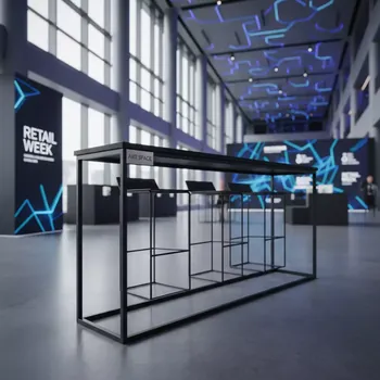 Аренда Стол барный чёрная столешница Knobb 120х60 в Cosmos Sochi Hotel — ART SPACE