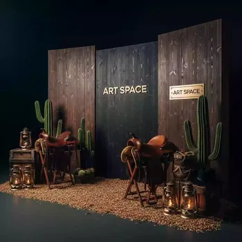 Аренда Фотозона ковбойская вечеринка в Керлинговом центре «Ледяной куб» — ART SPACE