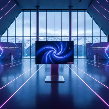 Аренда Панель TV 40 дюймов с подставкой на курорте «Газпром» (Альпика) — ART SPACE