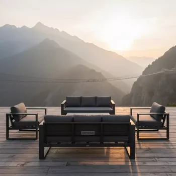 Аренда Лаунж зона Premium Calma карбон темно серый в Skypark Sochi — ART SPACE