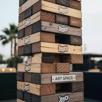 Аренда Дженга большая 1,0 м в Novotel Resort — ART SPACE