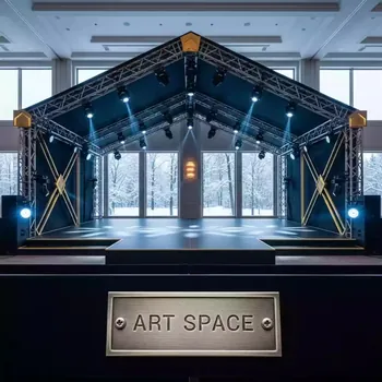 Аренда Сцены 6х8 м с двускатной крышей в Маринс Парк Отеле — ART SPACE