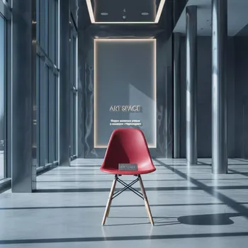 Аренда Стул дизайнерский Eames стиль DSW red в санатории «Черноморье» — ART SPACE