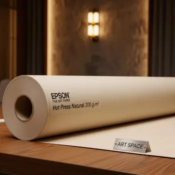 Аренда Бумага рулонная для плоттера Epson Fine Art Paper Hot Press Natural 300 г м² 610х15 м в Karat Resort — ART SPACE